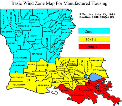mobile home wind rating